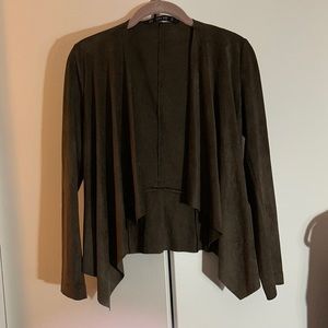 Zara brown faux suede